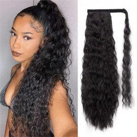 Julia Hair 2 Ponytails Bundle deal Natural Black 100% Human Hair Weave Ponytails 2023 Must Have