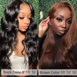 Julia Hair $99 Get 6 Bundles Body Wave Brown Bundles& Natural Black Bundles
