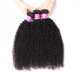 Julia Hair 3 Pieces Of Brazilian Kinky Curly Hair Bundles 100% Unprocessed Brazilian Human Hair