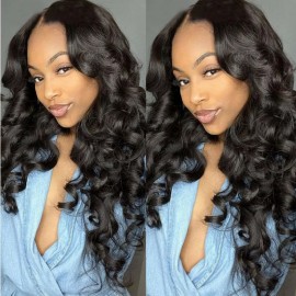 Julia Hair Spiral Funmi Curl 13X4 Transparent Lace Frontal Wig Free Part Virgin Human Hair Wigs 150% Density Flash Sale
