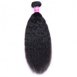 Julia Hair Kinky Straight Human Hair Bundle 1 Piece Virgin Straight Hair Weaves