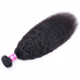 Julia Hair Kinky Straight Human Hair Bundle 1 Piece Virgin Straight Hair Weaves