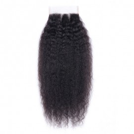 Julia 4x4 Lace Closure Best Kinky Straight Real Human Hair