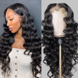 Julia Super Soft Loose Wave Wig With Baby Hair 150% Density Pre-Plucked Hair Line