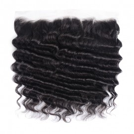 Julia 13x4 Loose Deep Lace Frontal 1 Piece Best Loose Deep Wave Human Hair Frontal
