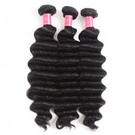 Julia Hair Flash Sale 18” Loose Deep Human Hair Weaves 3Pcs/Pack