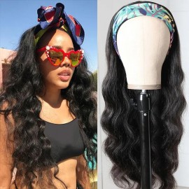Julia VIP Exclusive No Lace No Glue No Gel Body Wave Headband Wigs Quick Glueless Install