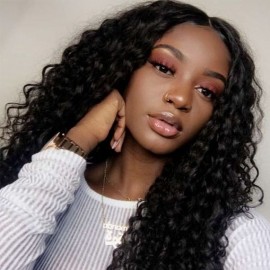 Julia Virgin Curly Malaysian Hair Bundles With Closure Best Malaysian Jerry Curly 4 Bundles with Closure