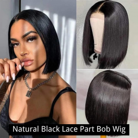 Julia Short Bob Wig Straight Wave Wigs With Headbands Attached Ombre Blonde Wigs 1B/TL412 Adjustable