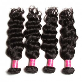 Julia Virgin Hair Natural Wave 4pcs/pack Human Hair Weft