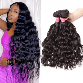 Julia Virgin Peruvian Natural Wave Hair 3pcs/Lot Natural Peruvian Hair Human Bundles