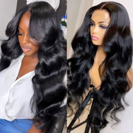 Julia Body Wave 4x4 Lace Closure Wigs With Baby Hair 150% Density High Quality Human Hair Wigs