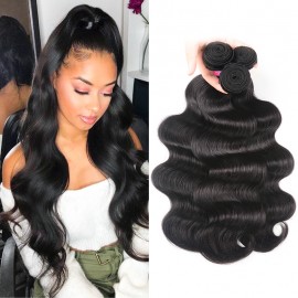 Julia Hair 3pcs/pack Virgin Peruvian Hair Body Wave Human Wavy Peruvian Weave Hair Bundles