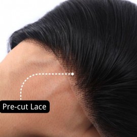 Julia Hair Affordable Jerry Curly 4x4 Lace Closure Wigs With Baby Hair Transparent Lace High Quality Air Wig Pre-Cut Lace Human Hair Wigs