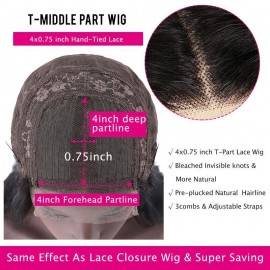 Julia Hair Affordable Kinky Curly Lace Part Wigs 100% Virgin Hair Realistic Human Hair Wigs For Women 150% Density