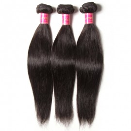Julia Hair Flash Sale 16" 18" 20" Brazilian Straight Hair Weaves Can Be Dyed