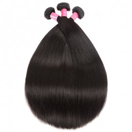 Julia Hair 100% Malaysian Human Straight Virgin Hair Bundles 3pcs Thick Straight Malaysian Weave Hair