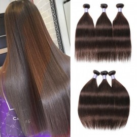 Julia Hair Brazilian Human Hair Bundles Brown Hair Bundles 3 Bundles Flash Sale