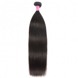 Julia Hair Virgin Remy Hair Weave Straight 1 Bundle Unprocessed Virgin Human Hair Soft And Natrual