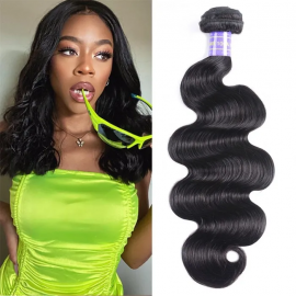 Julia One 18 Inch Bundle Body Wave Virgin Human Hair Natural Black