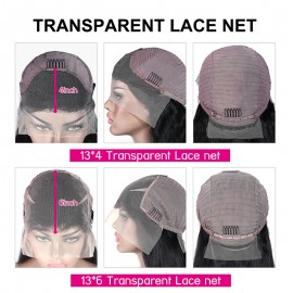 Julia Transparent Lace Front Body Wave Human Hair Wigs With Baby Hair