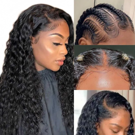 Julia Lace Front Human Hair Wig 150% Density Natural Looking Brazilian Curly Hair Wig For Women