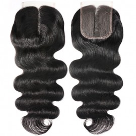 Julia Body Wave Human Hair Lace Closure T Part Natural Color