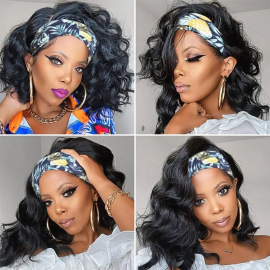 Julia Tuesday Headband Wigs Human Hair Body Wave Wig Flash Sale