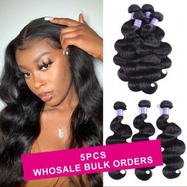 Julia Flash Sale for Human Hair Bundles Wholesale Order 5Pcs Bottom Factory Price!