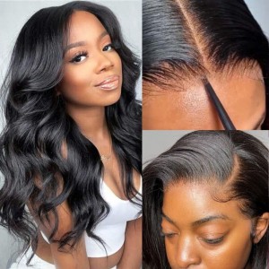 Julia Hair Glueless 6x4.75 Pre Cut Lace Wig 7x5 Bye Bye Knots Wig Body Wave 13x4 Pre Everything Put On And Go Wig