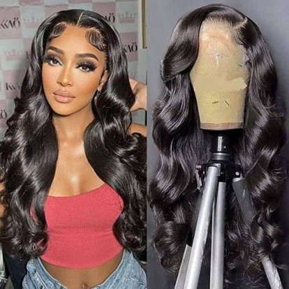 Julia Hair Body Wave Lace Front Pre Plucked Human Hair Wigs 150% Density Flash Sale 