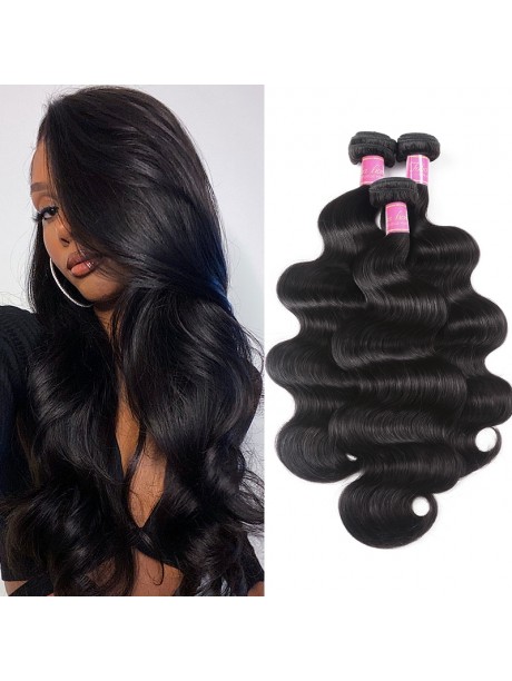 Julia Unprocessed Human Cheap Virgin Brazilian Body Wave Hair 3 Bundles