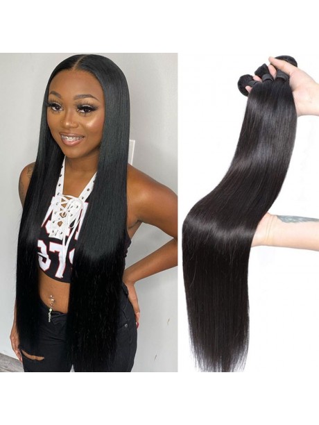 Julia Virgin Brazilian Straight Hair 3 Bundles Best Straight Hair Weave