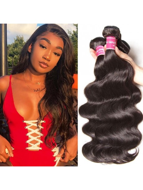 Julia Virgin Malaysian Body Wave Hair 3 Bundles Deals Human Hair Weave