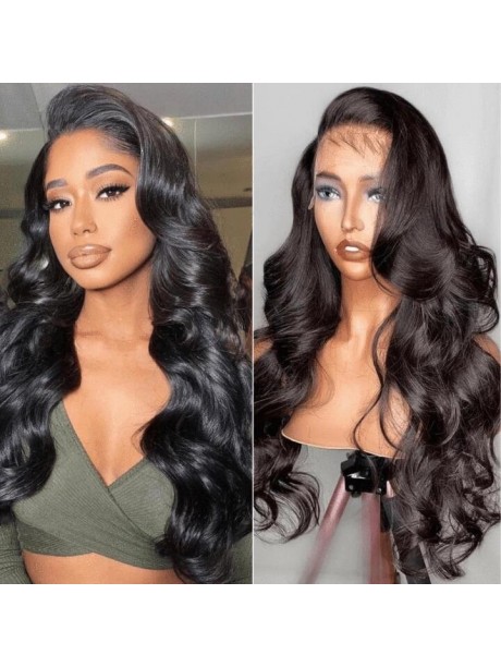 Julia Body Wave Human Hair Wigs 13x4 Lace Front Wig Pre Plucked 150% 180% Density