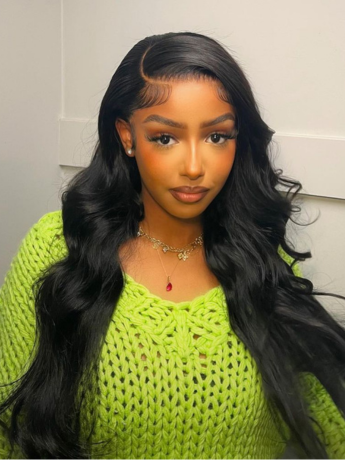 Julia Hair 7x5 Bye Bye Knots Wig Pre Cut Lace Body Wave Wear Go Wig