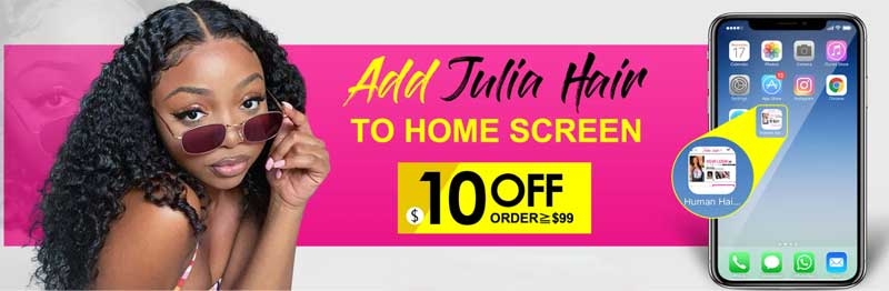 add juliahair on home screen