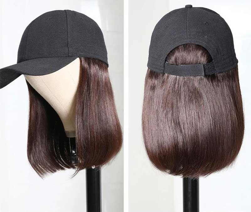 baseball cap wig