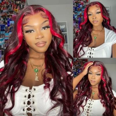 7.JuliaHair Dark Burgundy Hair