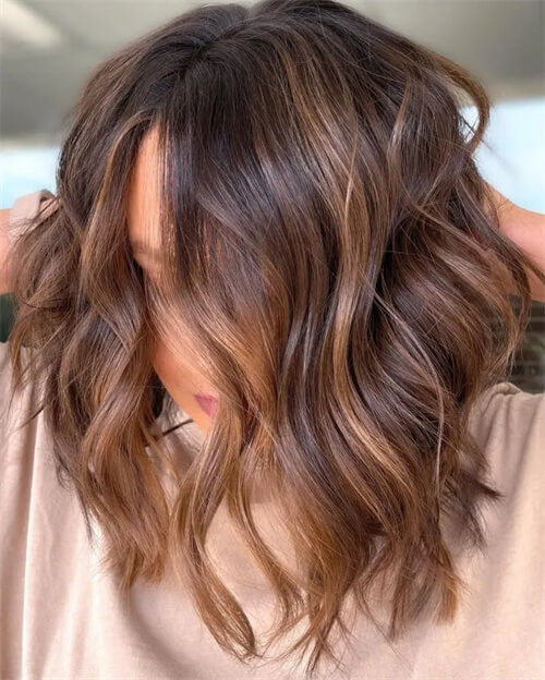 Brunette and Caramel Brown Hair