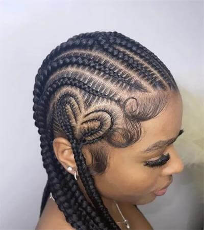 Double_heart_cornrow_braids