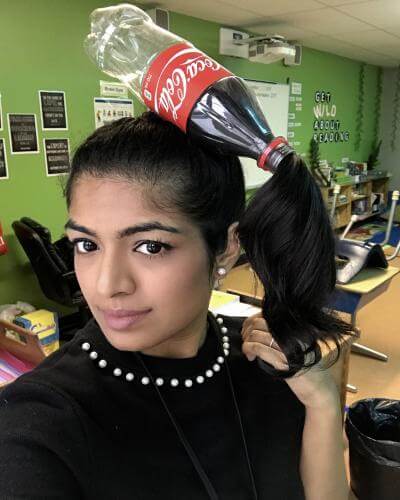 Drink Bottle Hairstyle