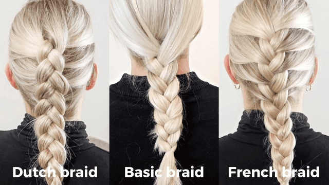 Dutch-braid vs French-braid