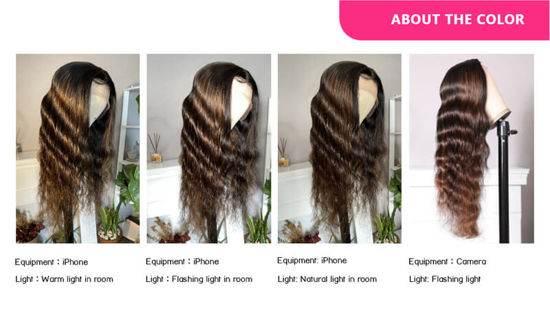 FB30 body wave wig color change
