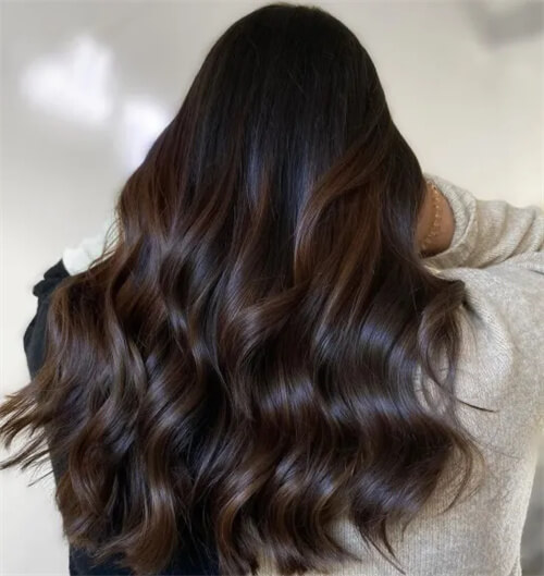 Glossy Brunette Hair