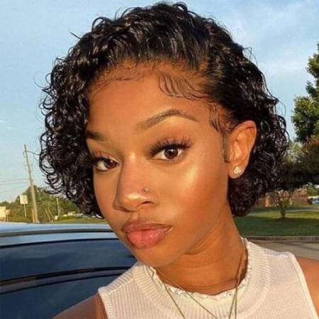 Glueless Short Pix Cut Bob Wigs 1