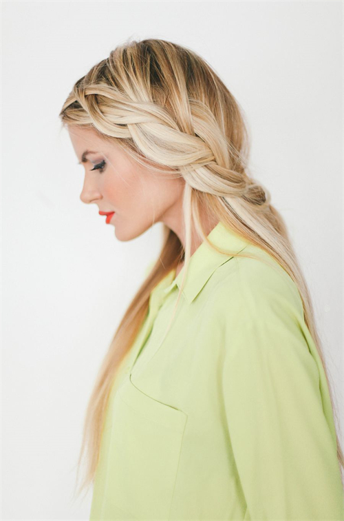 Half Braided Hair