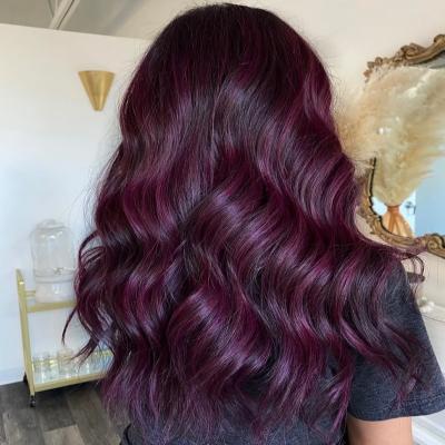 High-shine Dark Purple