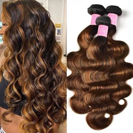 Highlight Ombre Human Hair Bundles