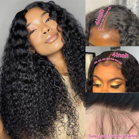 Jerry Curly 4x4 Lace Closure Wigs